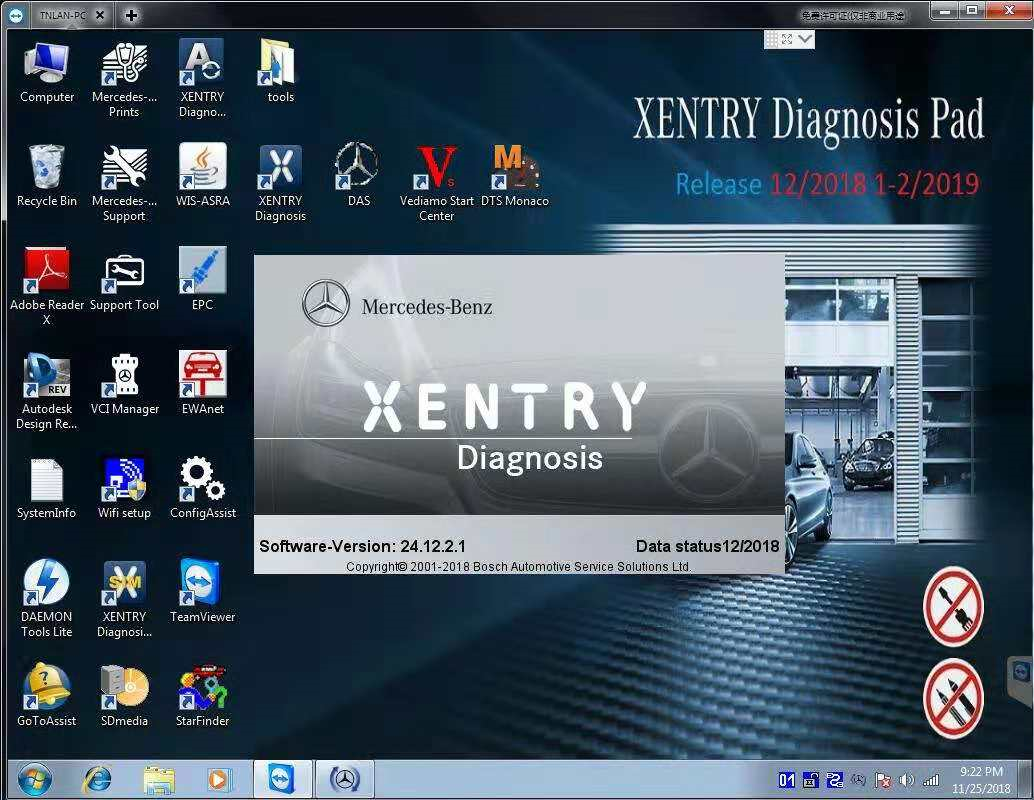 Xentry Download Diagnostics SD Connect Star C4 Mercedes software