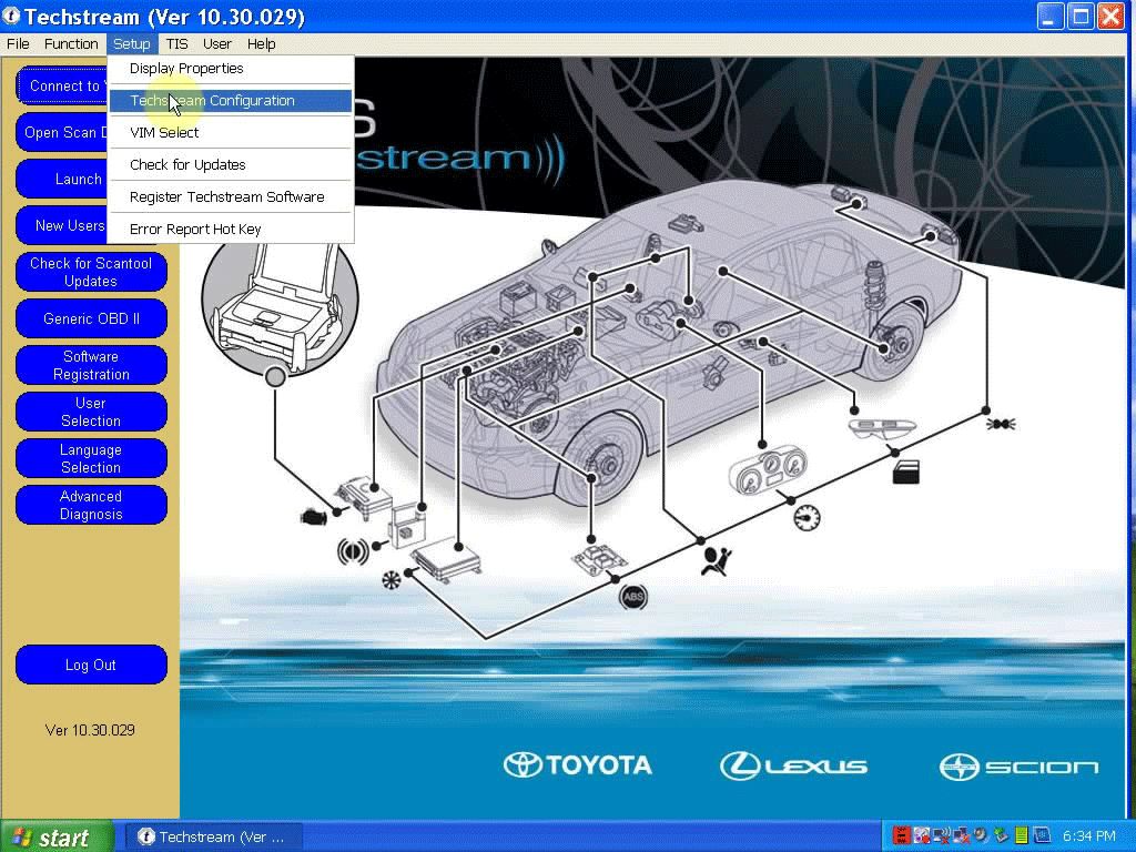 mini vci for toyota tis techstream v8.00.034