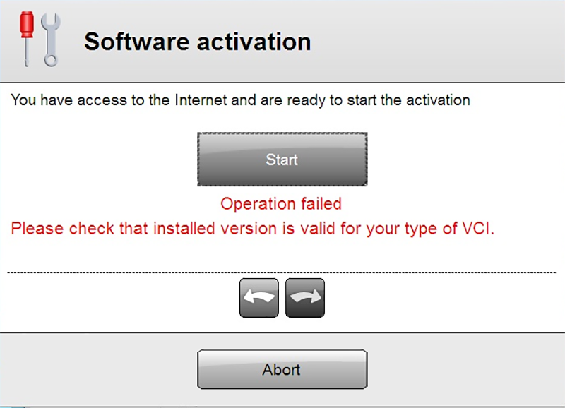 DS150 Software Activation Error