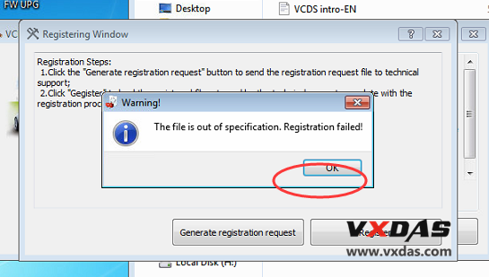 vcds interface not found windows 7