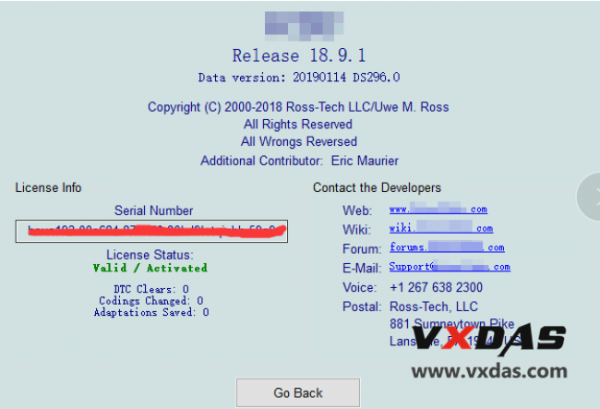 vcds lite activation code key