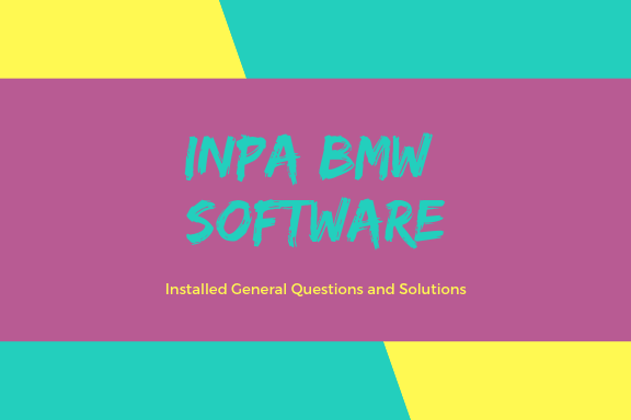 use inpa bmw software