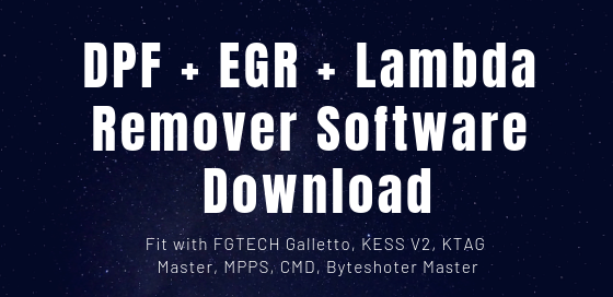 DPF Remover EGR Lambda Remover Software Free Download