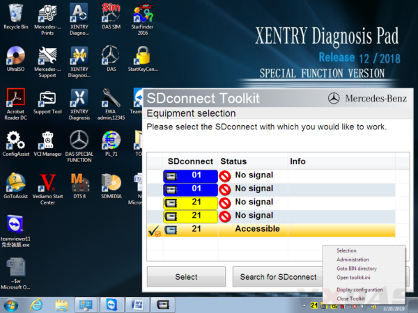 How to set WIFI for SD C4 - VXDAS