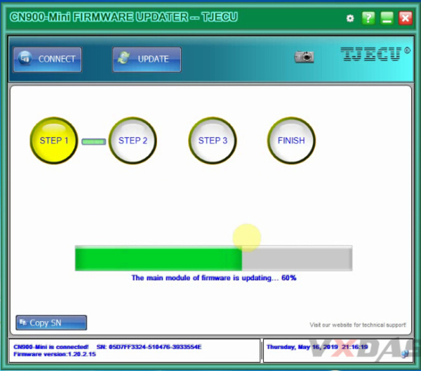 CN900 mini firmware V1.50.2.23 Update Instruction_VXDAS