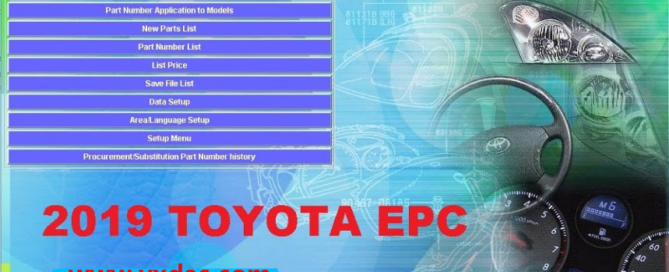 toyota ECU 2019 Toyota part catalog from vxdas.com
