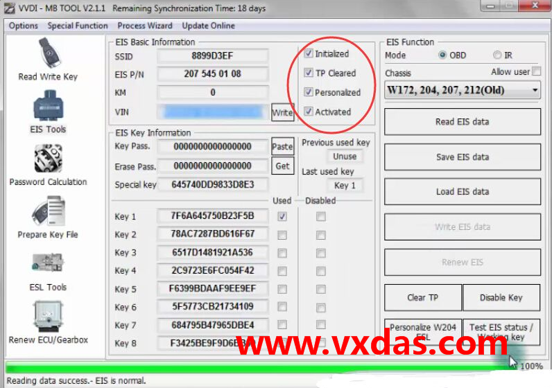 VVDI MB BGA tool Mercedes Key Programmer Install Mercedes W204 ELV emulato Step-20