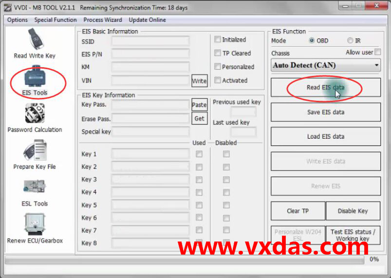 VVDI MB tool Install Mercedes W204 ELV emulato Step-4