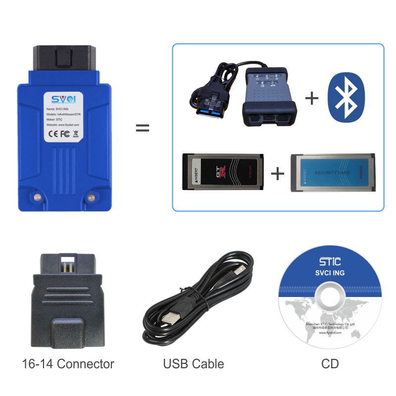 SVCI ING:nissan obd2 scanner