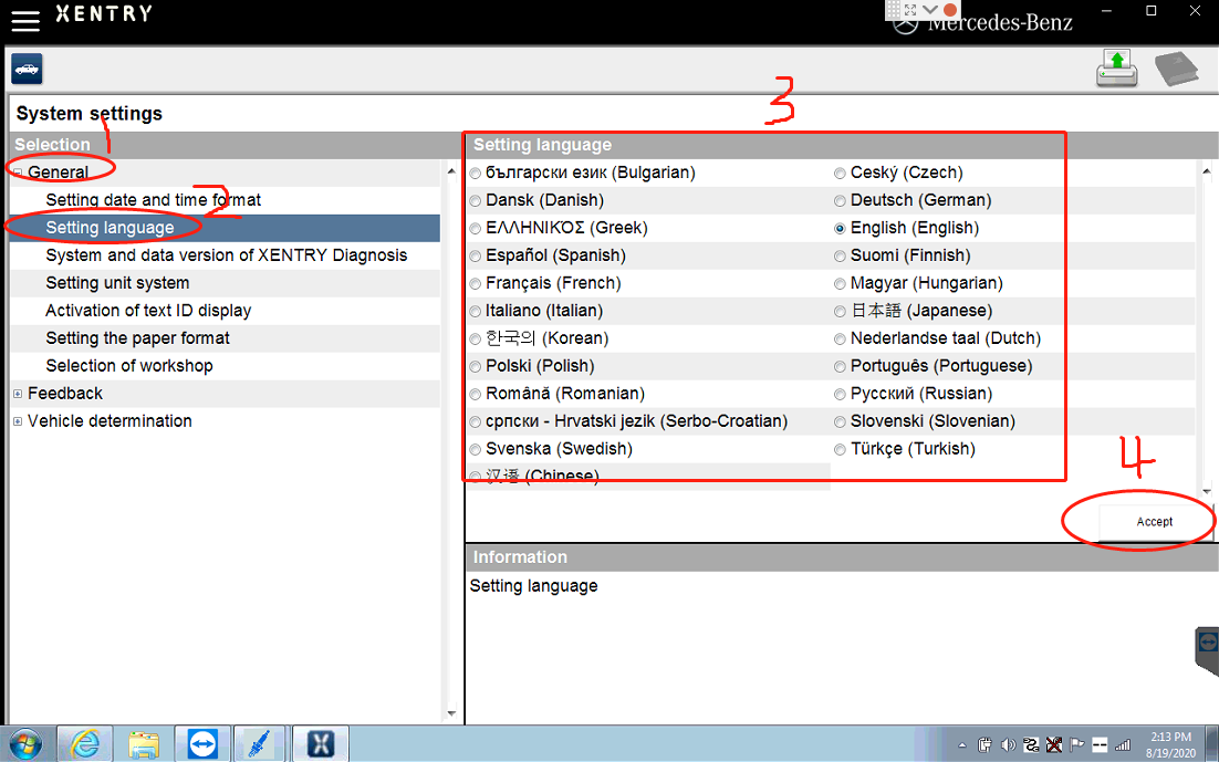 xentry offline programming database