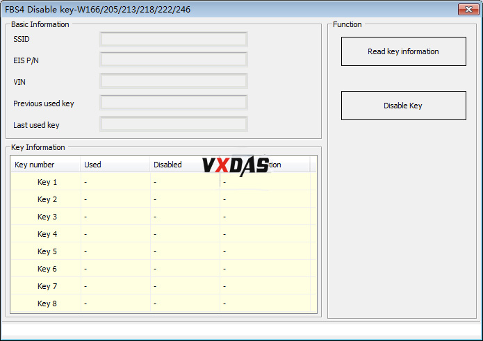 FBS4 Key programming