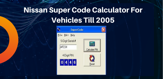 Nissan super code software
