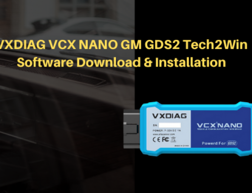 VXDIAG VCX NANO GM GDS2 Tech2Win Download & Installation