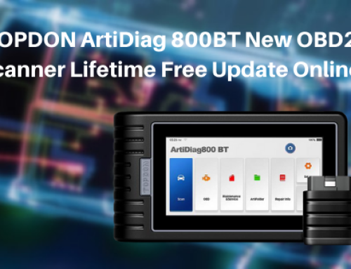 TOPDON ArtiDiag 800BT New OBD2 Scanner In-Use