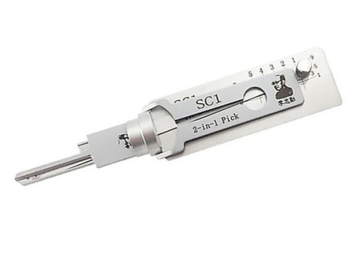 Lishi SC1 Lock Pick: the most common residential keyway