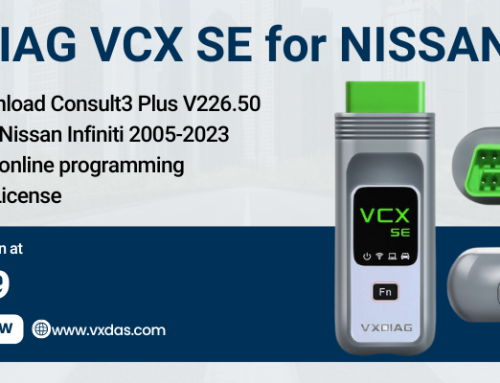 New VXDIAG VCX SE for Nissan Compatible with Consult3 Plus V226.50